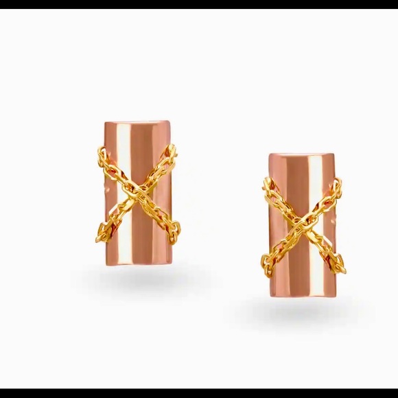 14kt Rose gold earrings - Picture 2 of 4